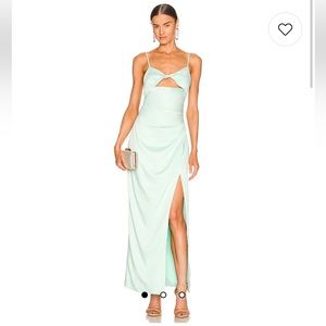Revolve Mint Green Perle Dress